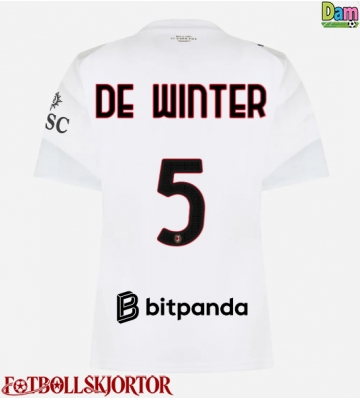 AC Milan Koni De Winter #5 Bortatröja Dam 2026-27 Kortärmad